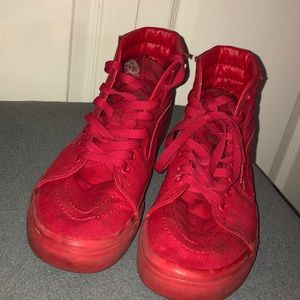 Red High Top Vans